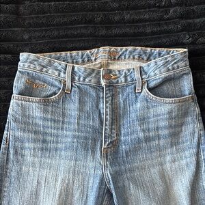 Kimes Ranch Blue Boot Cut Jeans with Natural Fading